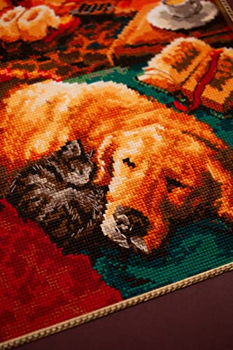 Kit broderie point de croix RIOLIS R2004 ouvrage d'art cheminée - 4