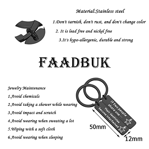 FAADBUK Kingdom Heart Paopu Gift Kingdom Heart Inspired Gift Couple Keychain Set Kingdom Heart Jewelry2