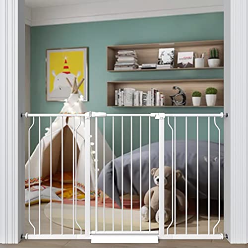 Best Seller Extra Wide Tall Stand 36 Pressure Mounted Baby Gate - Walk-Thru Baby Gate for Toddler and Pet Gate - Dog Gate for The House Doorways and Stairways71.6-76.3 Inch Wide 🔥 Extra Wide Tall Stand 36 Pressure Mounted Baby Gate - Walk-Thru Baby Gate for Toddler and Pet Gate - Dog Gate for The House Doorways and Stairways71.6-76.3 Inch Wide