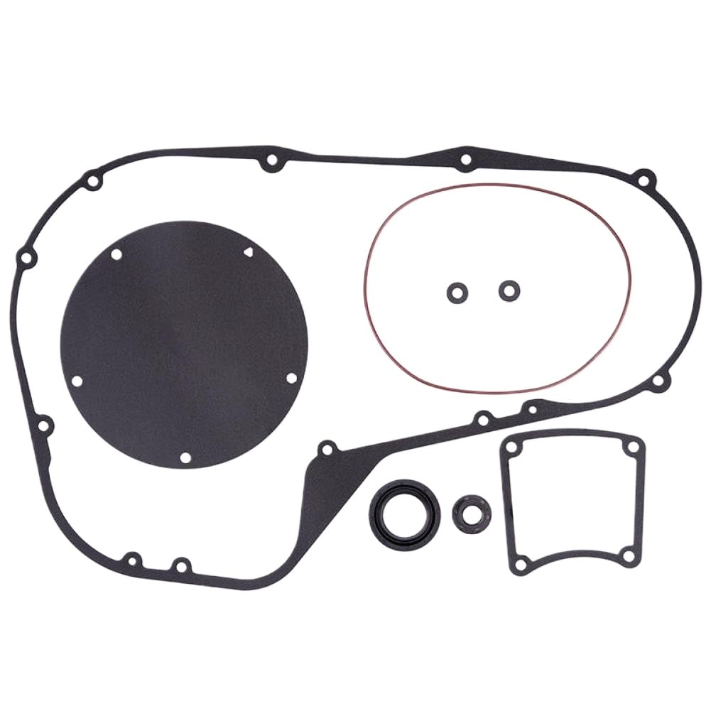 Motorcycle Engine Clutch Primary Cover Gasket Compatible with FLHTP FLHTCSE Ultra Road King Police Injected CVO SE