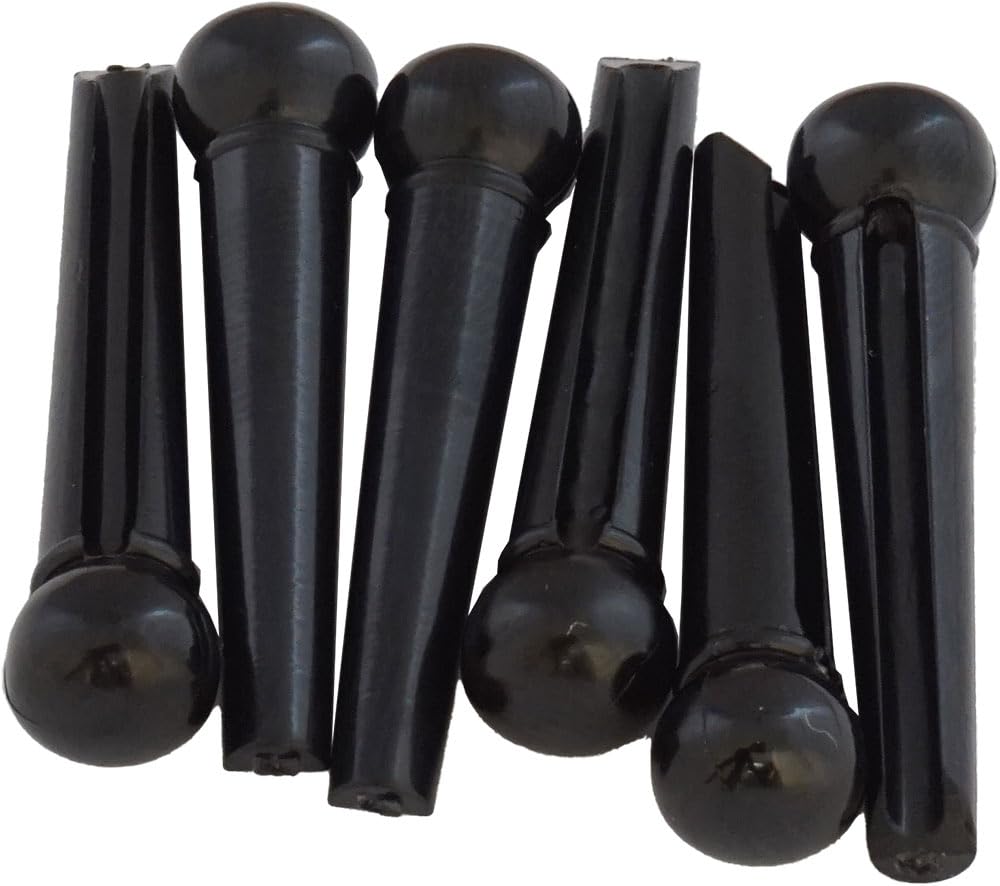 Black Guitar Bridge Pins.