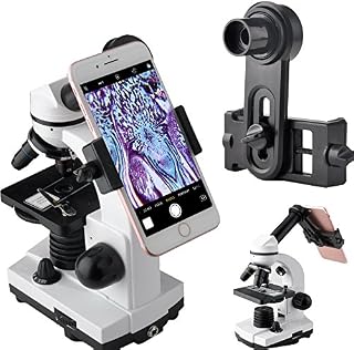 Gosky Microscope Lens Adapter, Microscope Smartphone Camera Adaptor - for Microscope Eyepiece Tube