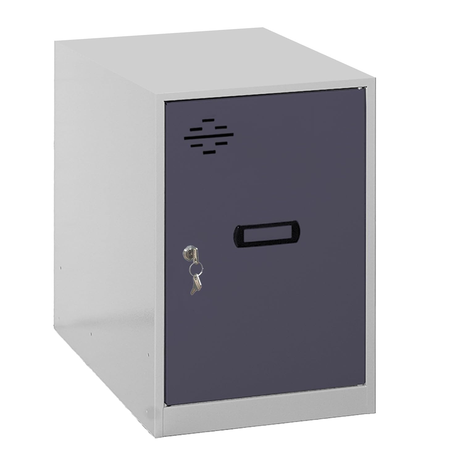 Simon Rack Armadietto Metallico Piccolo; Armadio Metallico per Archiviazione, Armadio Multiuso, 475x300x500 mm, Grigio/Antracite - Simonlocker