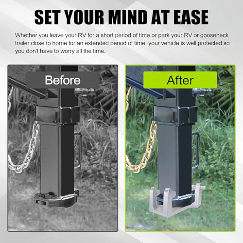 Gooseneck Trailer Lock & Key Lock, Model TL-50 Coupler Lock, Gooseneck-Style Coupler Lock is Intended for Use with Heavy Trailers, Livestock Haulers