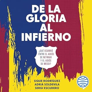 Diseño de la portada del título De la gloria al infierno