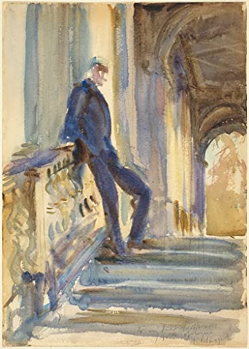John Singer Sargent affiche toile Wilton House reproduction portrait 60x90cm