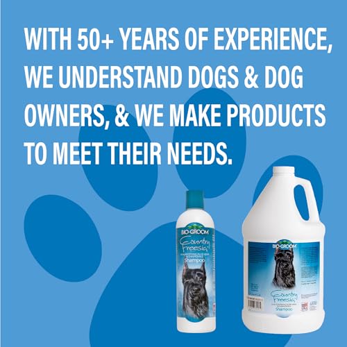Image of Bio-Groom Country Freesia Dog Shampoo - Natural Scent Pet Shampoo, Aloe Vera, Chamomile, Cat & Dog Bathing Supplies, Puppy Wash, Cruelty-Free, Made in USA, Quick Rinse Cat Shampoo - 12 fl oz 1-Pack | Pet Shampoo, Aloe Vera, Chamomile, Cat & Dog Bathing Supplies, Puppy Wash, Cruelty-Free, Made in USA, Quick Rinse
