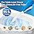 60 Count Toilet Cleaner Refill Pads Compatible with Clorox ToiletWand, High-Density Disposable Toilet Brush Refills for Powerful Scrubbing