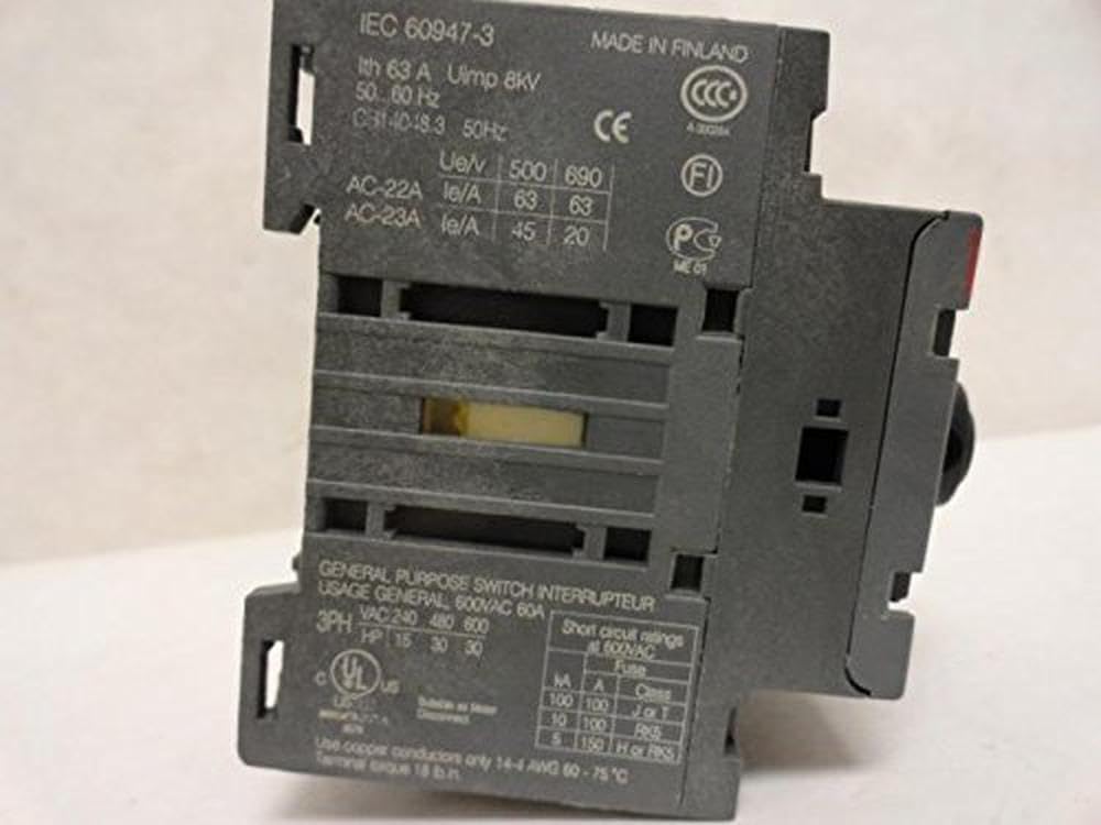ABB 1SCA105332R1001 ABB INTERRUPTOR SECCIONADOR OT63F3