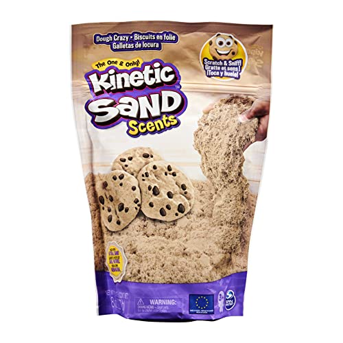 Kinetic Sand Scents, 8oz Light Brown Dough Crazy Scented, for Kids Aged 3 and up
