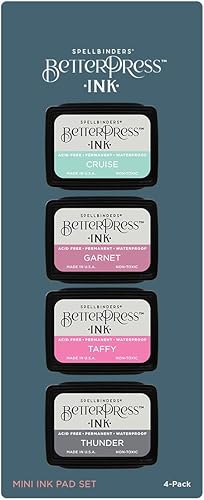 Miniatura 9 de Spellbinders BetterPress - Paquete de bloc de tinta y reinkers (Desert Sunset)