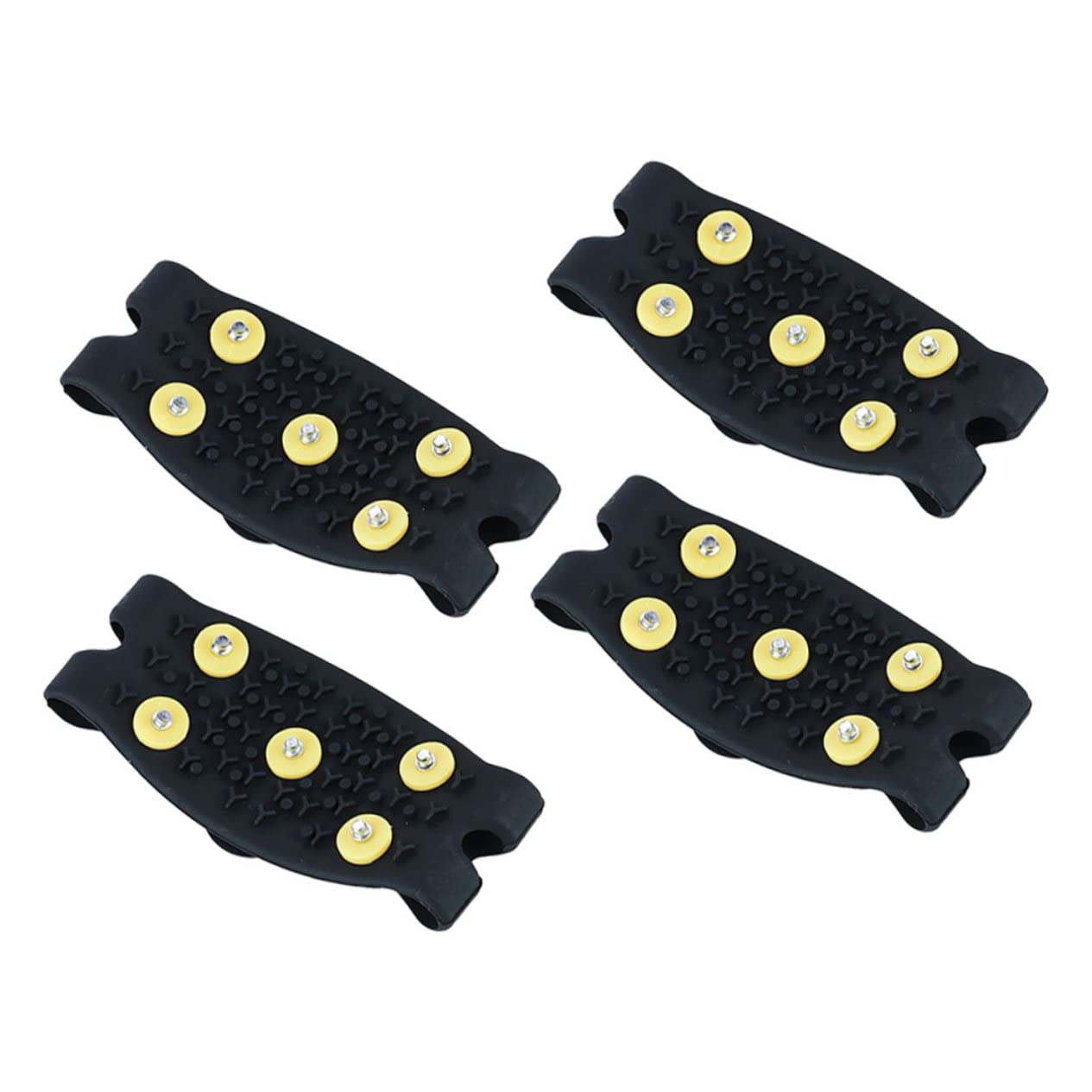 GLSTOY 2 Pack Non-Slip Ice Cleats for Shoes Snow Gripper Anti-Slip Crampon Spikes for Winter Climbing Shoes