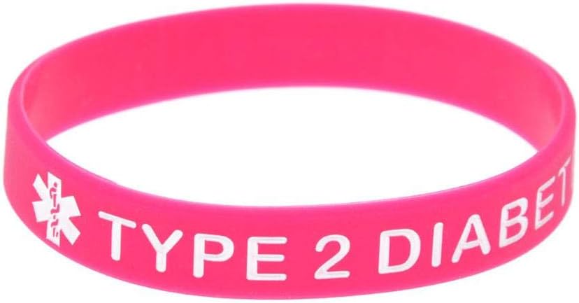 Taerausi 5 Pieces Silicone Rubber Wristband, Colorful Waterproof Soft Wristbands Bracelet, Type 2 Diabetic Wristband Soft Bracelets for Men Women : Sports & Outdoors