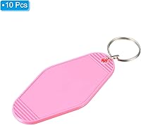 Vista 25 de PATIKIL Vintage Motel Llavero, en blanco Hotel Llaveros Llaveros