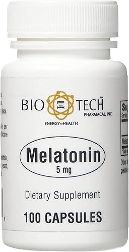 Bio-Tech Pharmacal Melatonin (5mg, 100 Capsules)