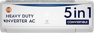 Electrolux 1 Ton 3 Star Convertible Inverter Split Air Conditioner (AC), 100% Copper, PM2.5 Filter, I-Feel Tech, Anti-Corr...