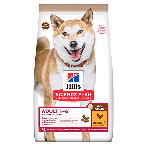 Hills Science Plan No Grain Dog Food Chicken - Medium Adult - 14kg