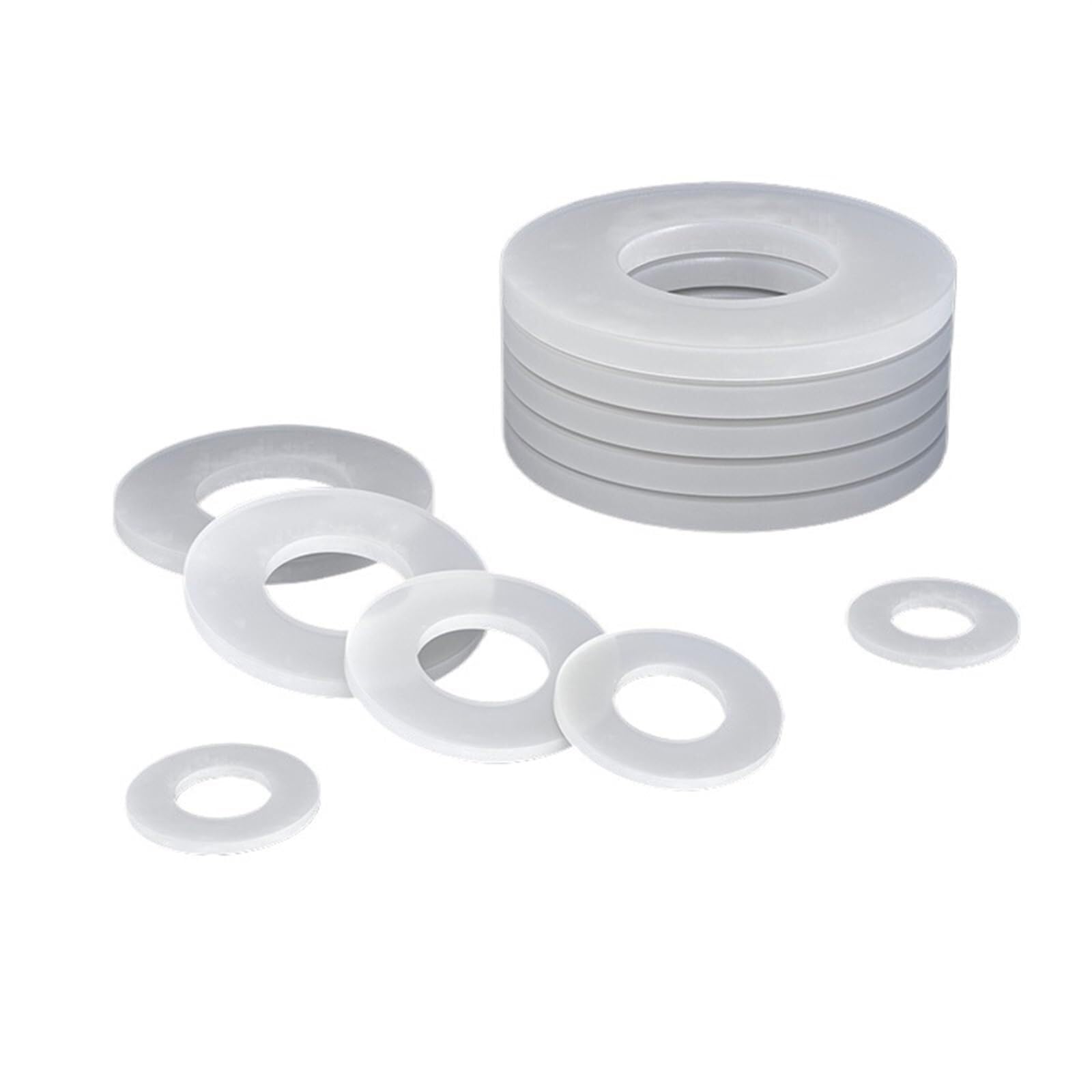 Joint d'étanchéité plat étanche, bague d'étanchéité à vis, résistant aux hautes températures, joint torique souple, absorbant les chocs (M6x20x2-12 pièces),Matériau Fiable