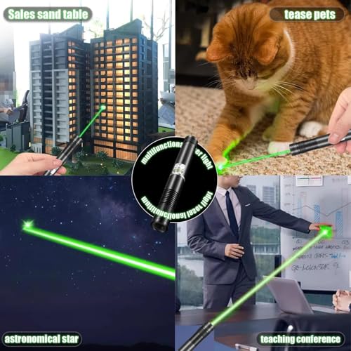 Fuiikeem 710 GREEN LIGHT STARLIGHT MODE, USB PORT Rechargeable Green Beam Flashlight Long Distance Range thumb #5