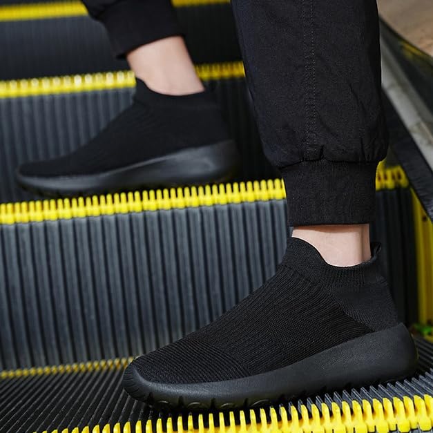 Mens Slip on Sneakers Sock Shoes for Men Comfy Lightweight Breathable Walking Shoes Mesh Workout Casual Sports Shoes4