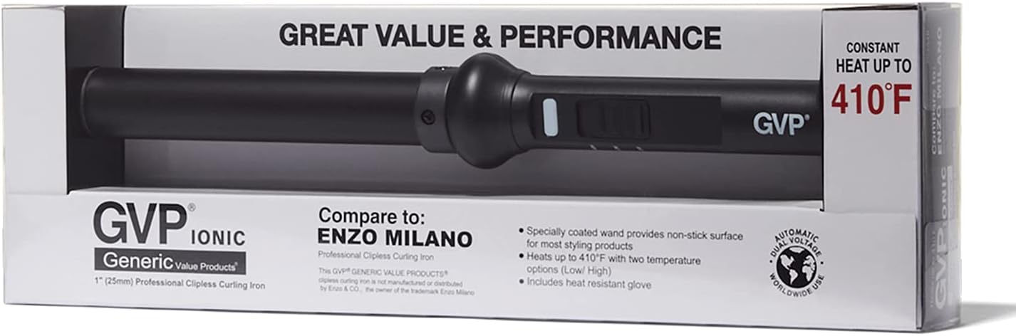 GVP Clipless Curling Wand