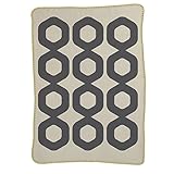 Lolli Living Brushed Cotton Blanket, Mod Ring