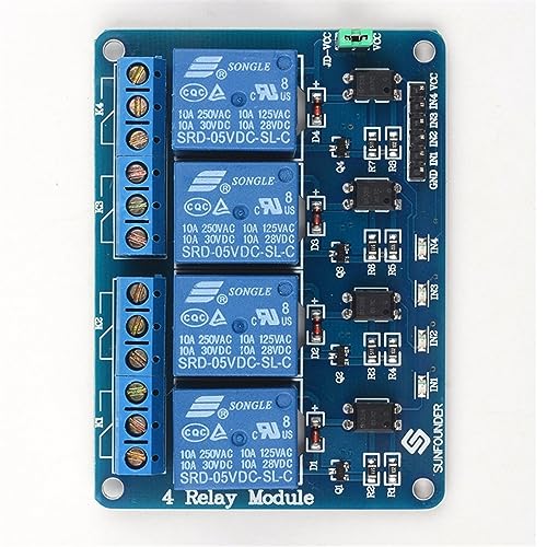 Module relais 4 canaux 5V pour automatiser l'éclairage de votre maison - 6