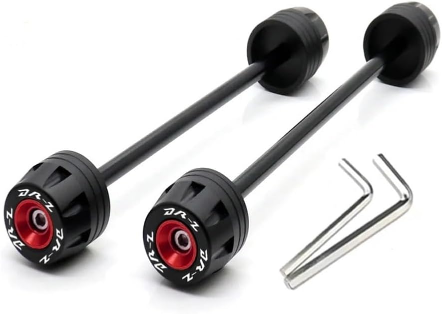 Axle Slider Motorcycle Front Rear Axle Sliders Fork Sliders Crash Protector Fit for Suzuki DRZ400SM DRZ400S DRZ400SE 2000-2023 DRZ 400