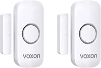 VOXON Door Window Alarms for Kids Safety & Home Security - 100dB Magnetic Sensor, Pool Gate Alert, Easy DIY Pack of 2
