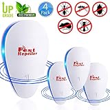 Fácil de Usar - basta con insertar el repelente de plagas en cualquier toma de corriente de pared (con una altura al menos de 30 cm sobre el suelo), y puede funcionar. Este repelente de insectos se puede usar en cualquier lugar de su casa donde está alimentado con electricidad, como la cocina, dormitorio, sótano, garaje, almacén, etc.