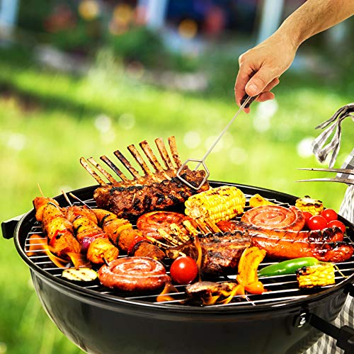 CLISPEED 21 Peças Jogo De Churrasco Pinças Para Churrasco Garfo De Churrasco Kit De Ferramentas Para