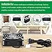 WDERAIR EC 80mm x 25mm Small 3 Inch Muffin Axial Cooling Fan 110V 120V 220V 240V Dual Ball for DIY Electronics Equipment PC Case Cabinet Incubator Terrarium Ventilation Exhaust Project