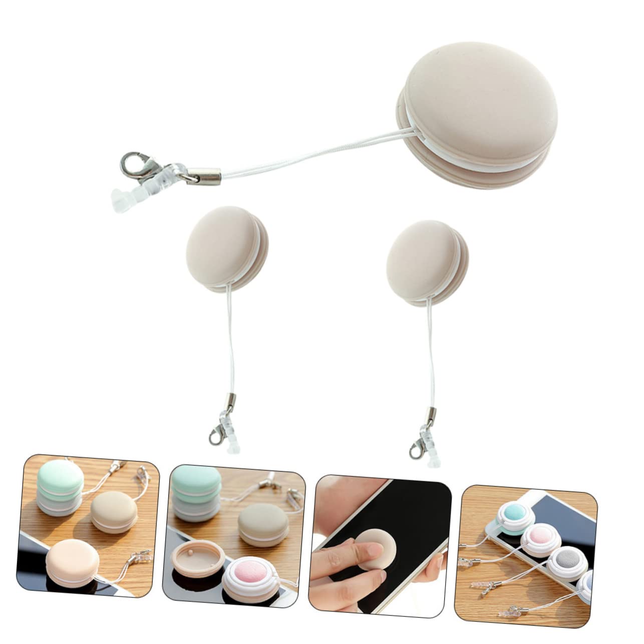 Operitacx 15pcs Macaron Mobile Screen Cleaner Cloths for Glasses Delicate Wiping Tools for Eyeglasses and Screens Compact and Portable for Travel and Everyday Use