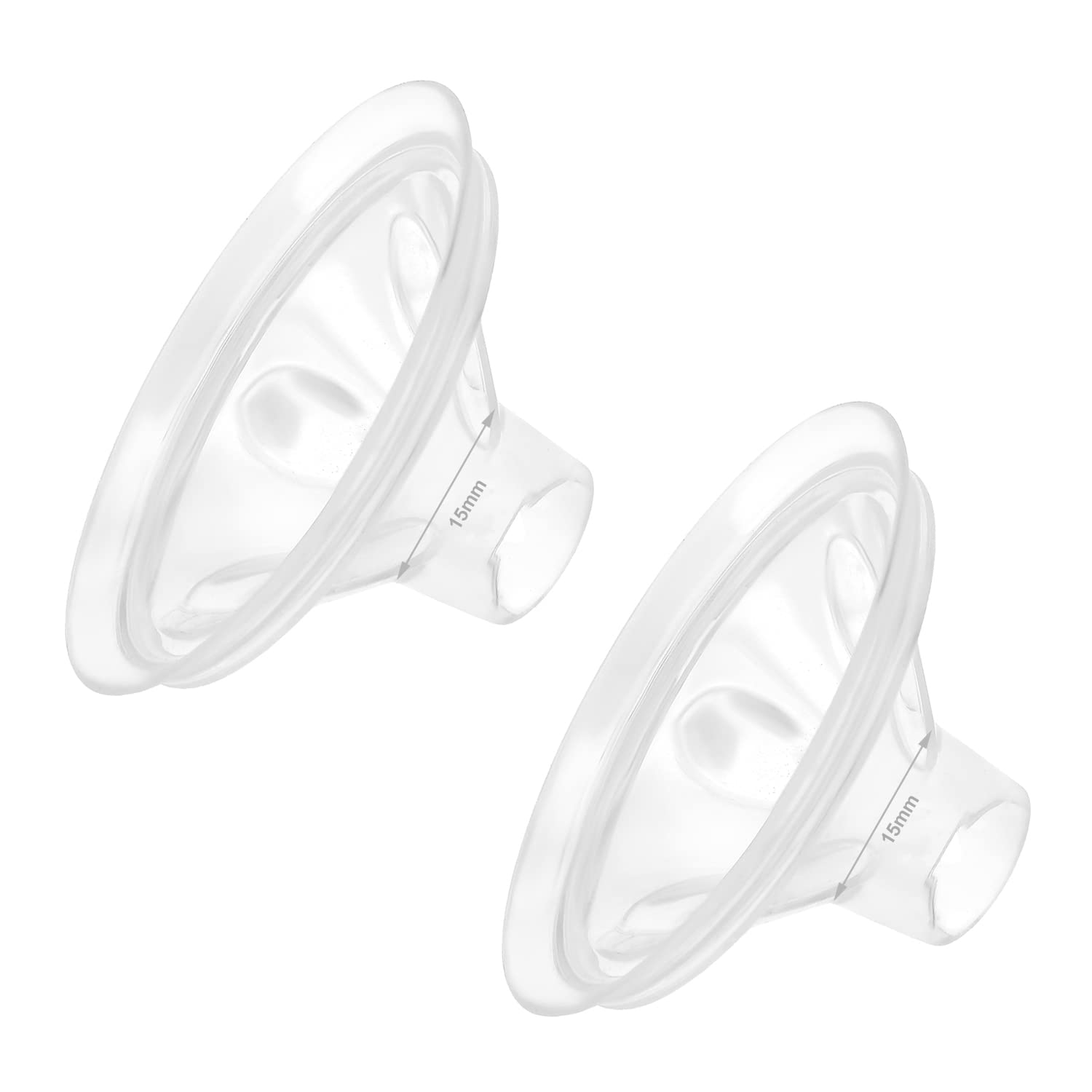13mm/15mm/17mm/19mm/21mm Flange Cushions Compatible with Spectra/BabyBuddha 24mm Shields/Flanges Replace Flange Inserts Compatible with Spectra Breastpump Parts Reduce Nipple tunnle Multiple Sizes