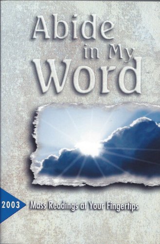 Abide in My Word 0932085792 Book Cover