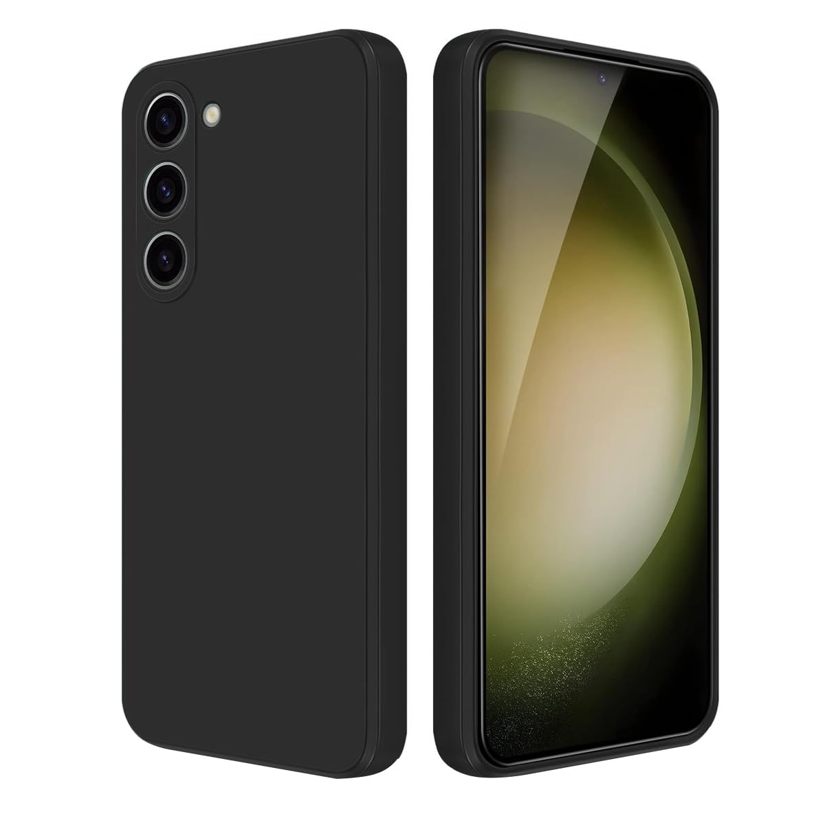 LIRAMARK Silicone Soft Back Cover Case with Micro-Fibre Cloth On Inner Side for Samsung Galaxy S23 5G (Black) (B0DBN7QLZQ) Amazon Price History, Amazon Price Tracker