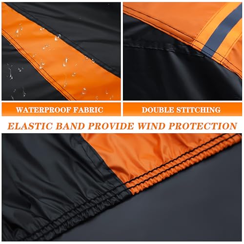 DYTARGET in Full Exterior Sedan Waterproof Car Cover All Weather, Waterproof, UV Resistant, Dustproof, Snowproof Fit BMW 5 series,Malibu,MKZ,RLX.Size A5. Fit Sedan Length 194-206 inches See Size Chart by DYTARGET - Image 2