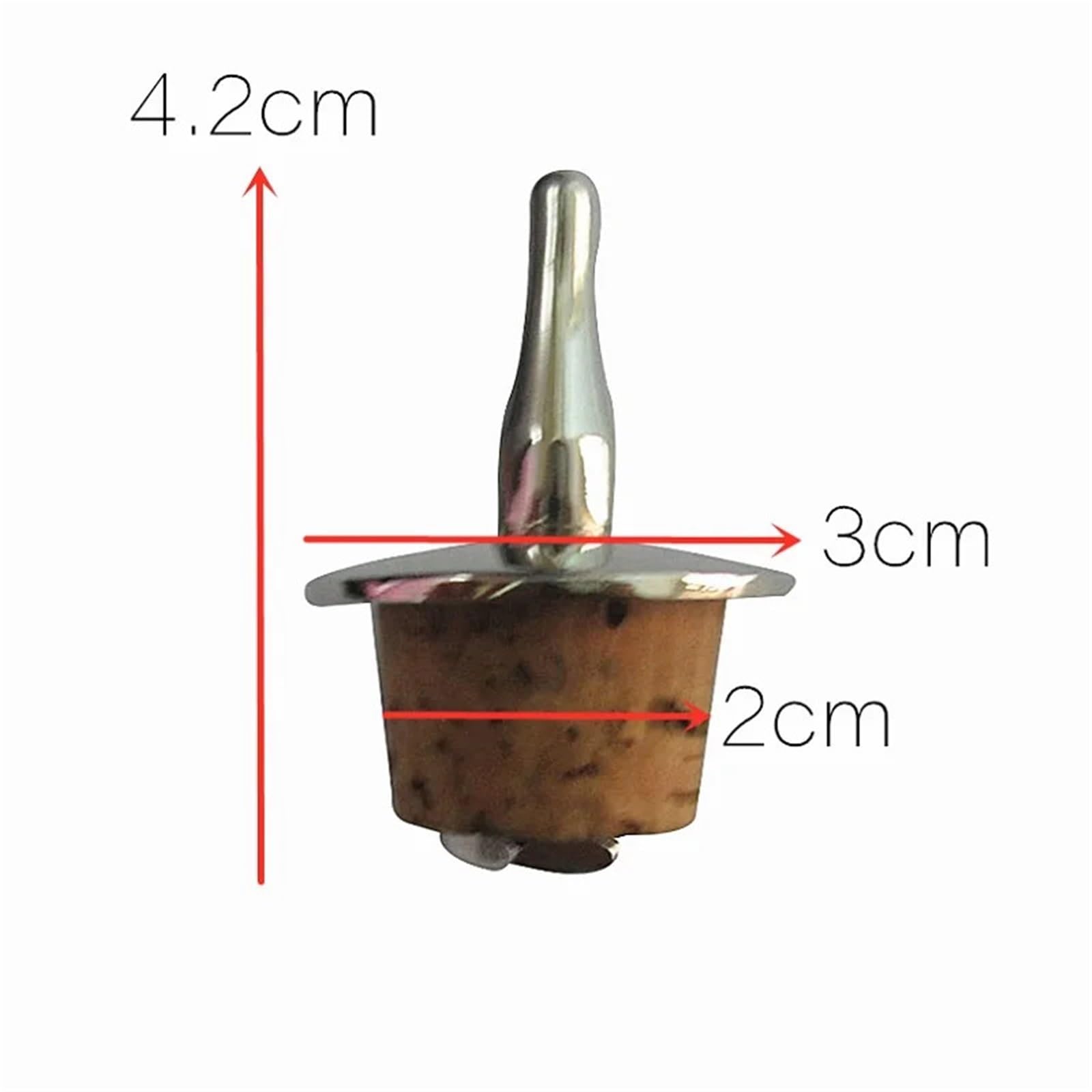 Bouchons de vin 6 pièces bouchon bouteille amère d'essence goutteur liqueur Dasher hauts ensemble Cocktail for garder le Champagne frais(Mixed)