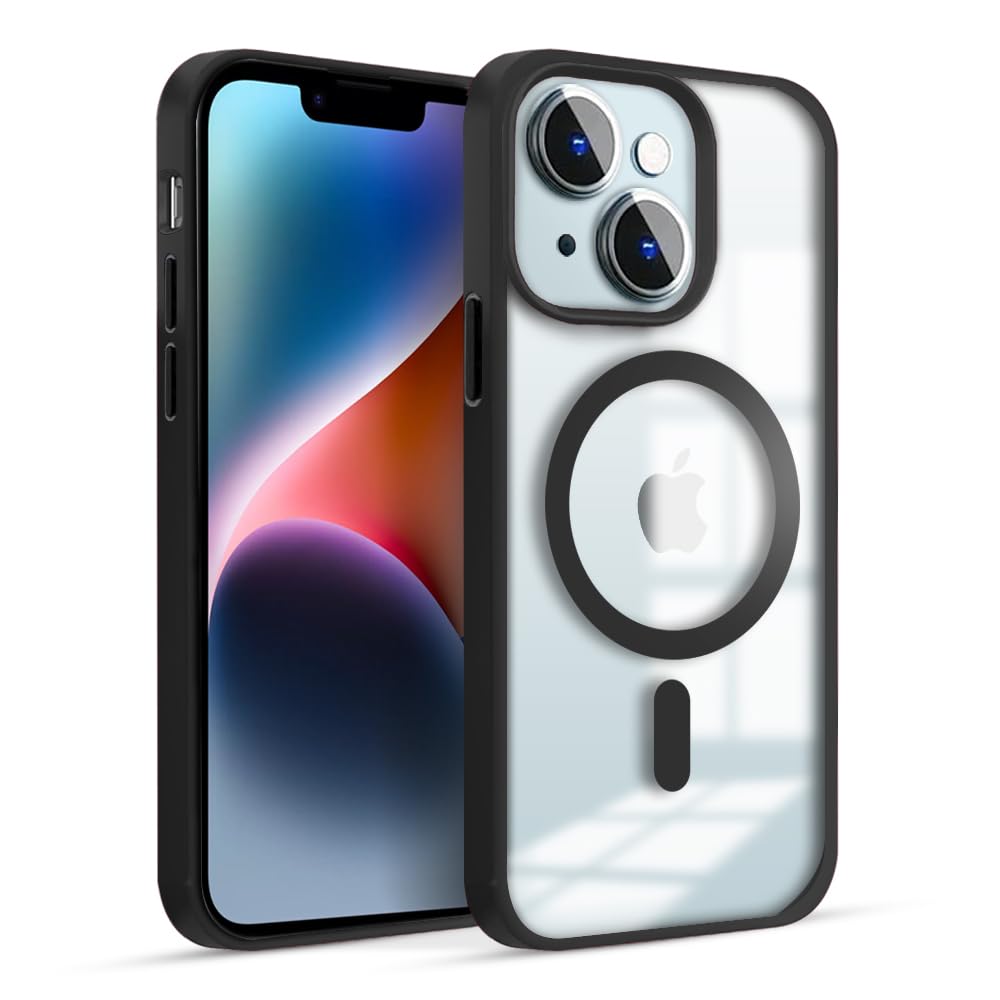 KARWAN®️ Hybrid Transparent iPhone 13 Back Cover Case Compatibe with Mag-Safe |Camera Protection Bump | Transparent Back Cover Case for iPhone 13(PC, TPU | Black Bumper) (B0CHJRJJNN) Amazon Price History, Amazon Price Tracker