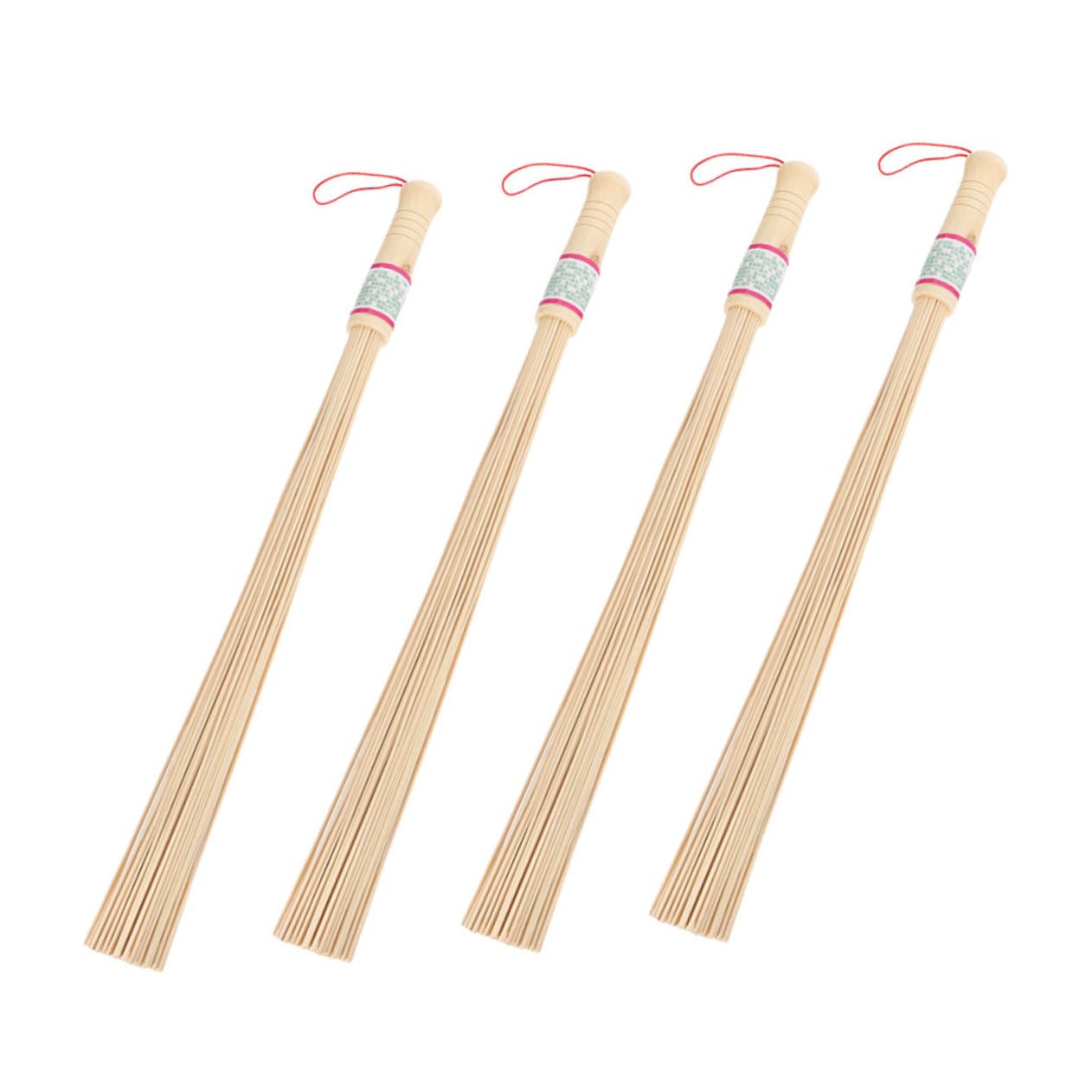 4 Stück Gua Sha Massagestab aus Bambus für Rückenmassage mit Sanftem und Effektivem Druck Ergonomisches Design für Büro und Reise