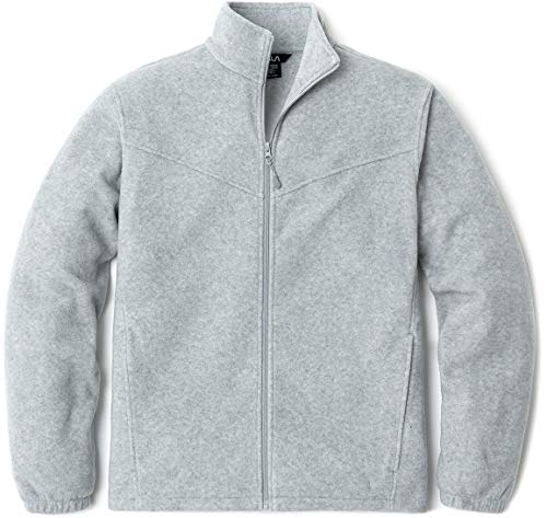 TSLA Men's Full Zip Polar Fleece Jacket, Warm Long Sleeve Casual Outdoor Jacket4