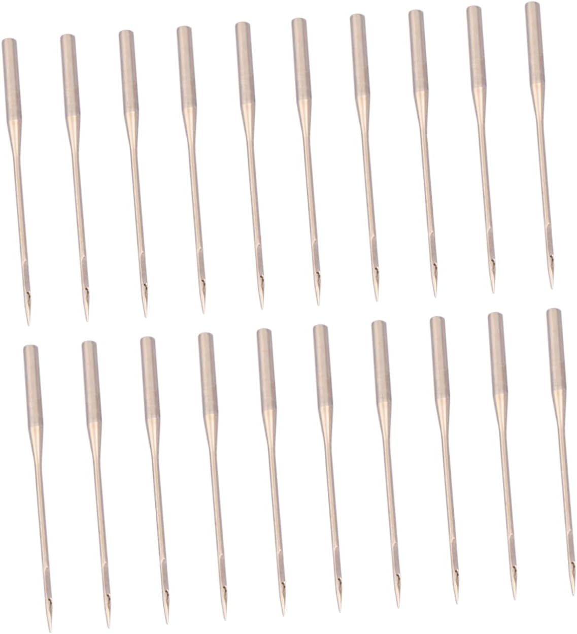 STOBOK 3sets Flat Needles for Sewing Machine Pack Large Size Ideal for Knits Durable Steel Needles for Singer Brother Machines 100pcs*3