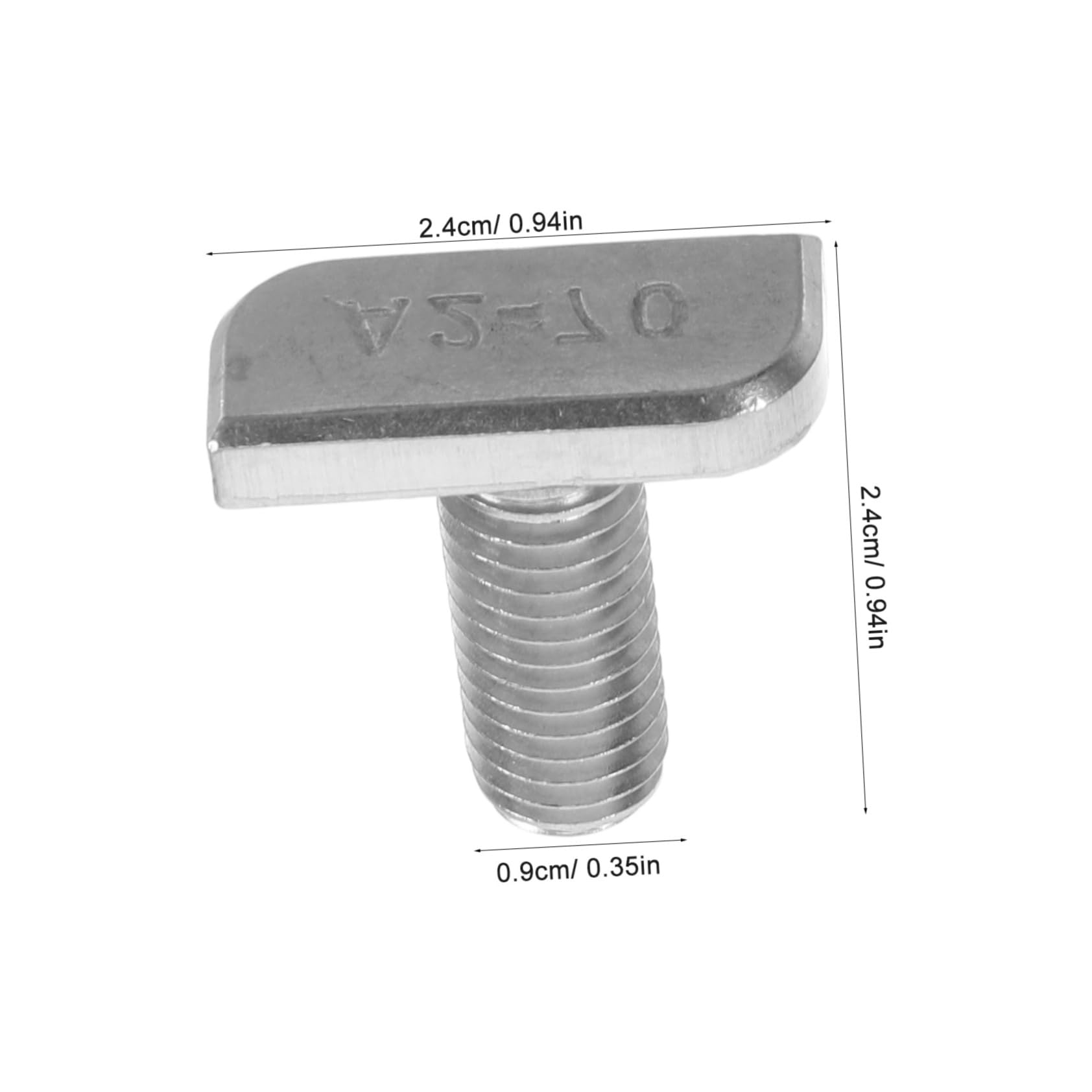 MUCKLILY 20 Sets Drive Screws Locking Nut Stainless Steel Head Bolts Screws Nuts Set for Automotive and Hardware