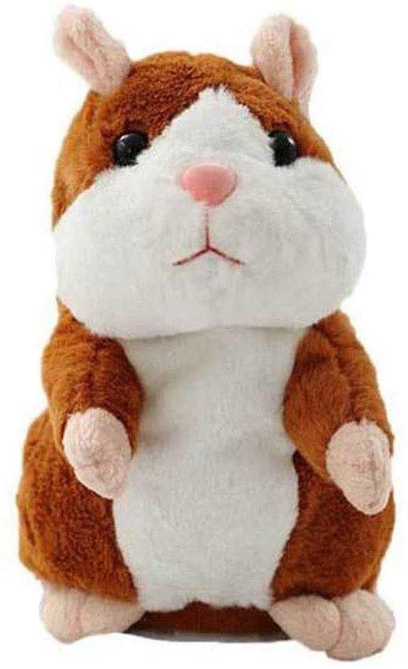 VGRASSP Talking Hamster Mouse Plush Interactive Toy Repeat What You Say Mimicry Pet Talking Record for Toddlers Boys, Girls & Baby Gift Kids Early Learning(Colour as per Stock)-image-37
