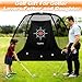 Gagalileo Golf Net: 8X6FT Training for Teens Beginners with Target Portable Indoor Outdoor Hitting Practice