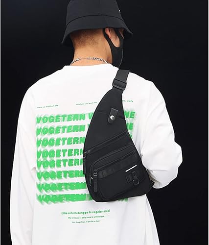 Miniatura 8 de Bolso bandolera antirrobo cruzado en el pecho, mochila de hombro para mujeres y hombres, bolsa de bolsillo personal ligera para senderismo y viajes