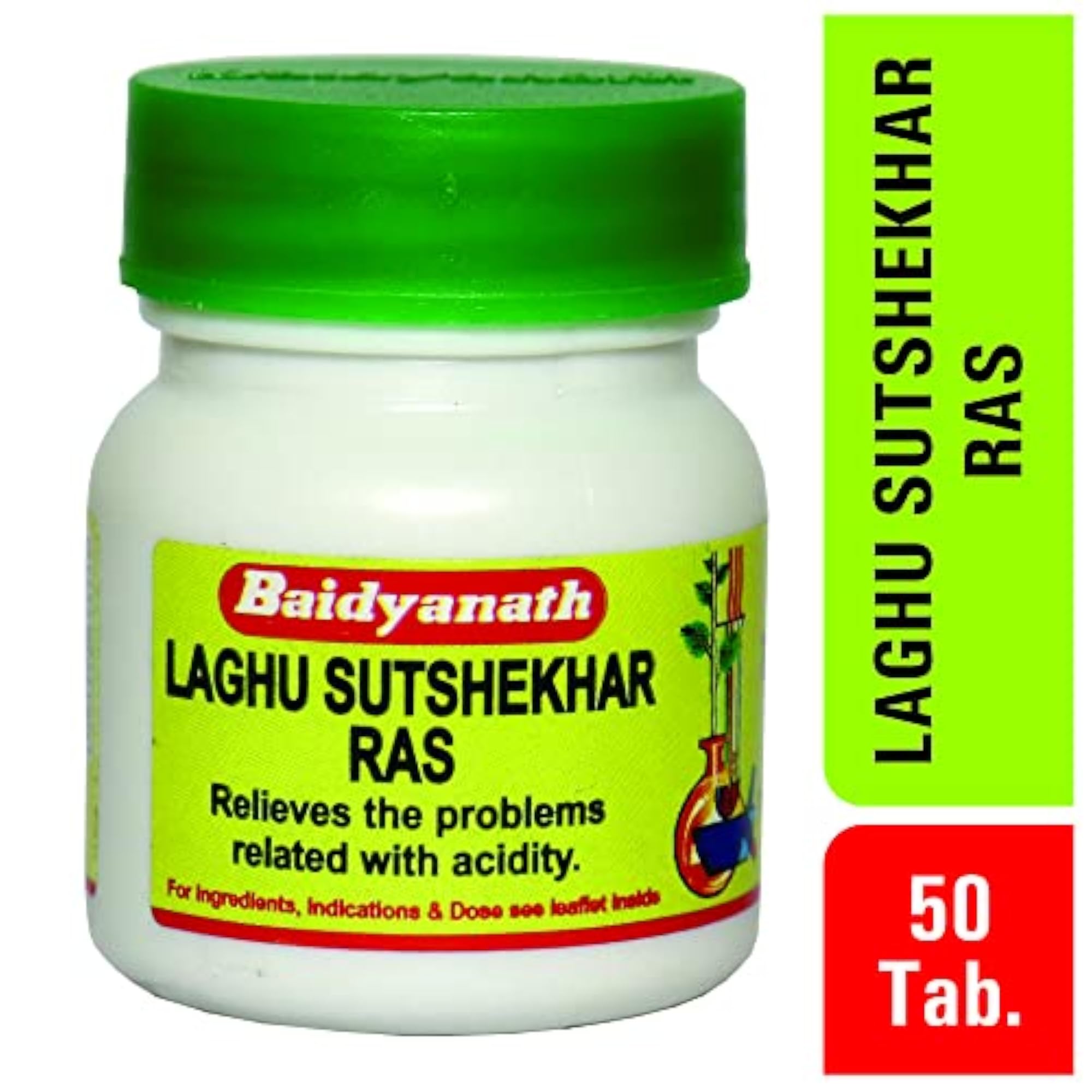Baidyanath Laghu Sutshekhar, Ayurvedic Herbal Supplement, Pack of 2