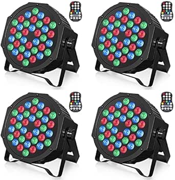 2 Faretti LED RGB Per Palco - 36 LED, Telecomando, 5 Modalità | Luci Per Feste E Discoteca - Foto 7
