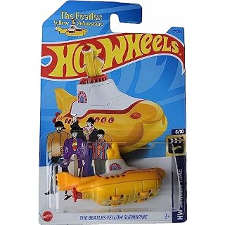 Hot Wheels The Beatles Yellow Submarine, HW Screen Time 6/10 - Les Beatles, Paul McCartney, John Lennon, RIngo Starr, George Harrison