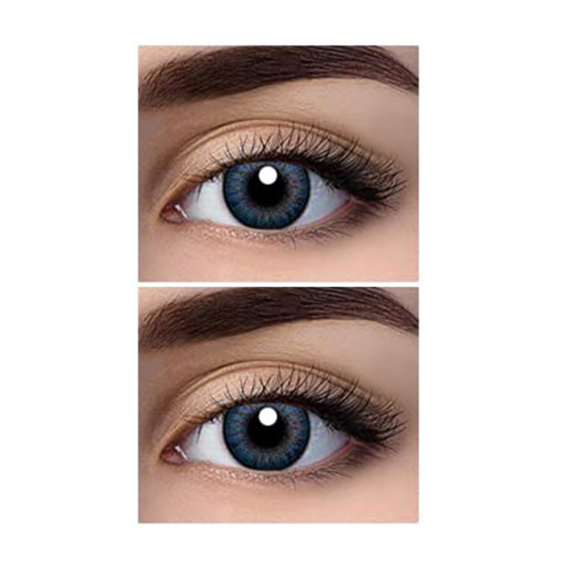 Color Style Eye blue Colour Monthly Contact Lens 2 Pair with Storage Case Solution Zero power for party special (B0CL2BKBBH) Amazon Price History, Amazon Price Tracker